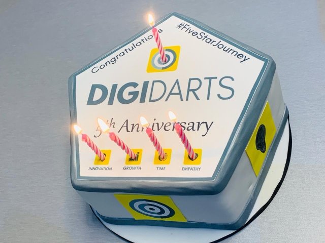 DigiDarts celebrates