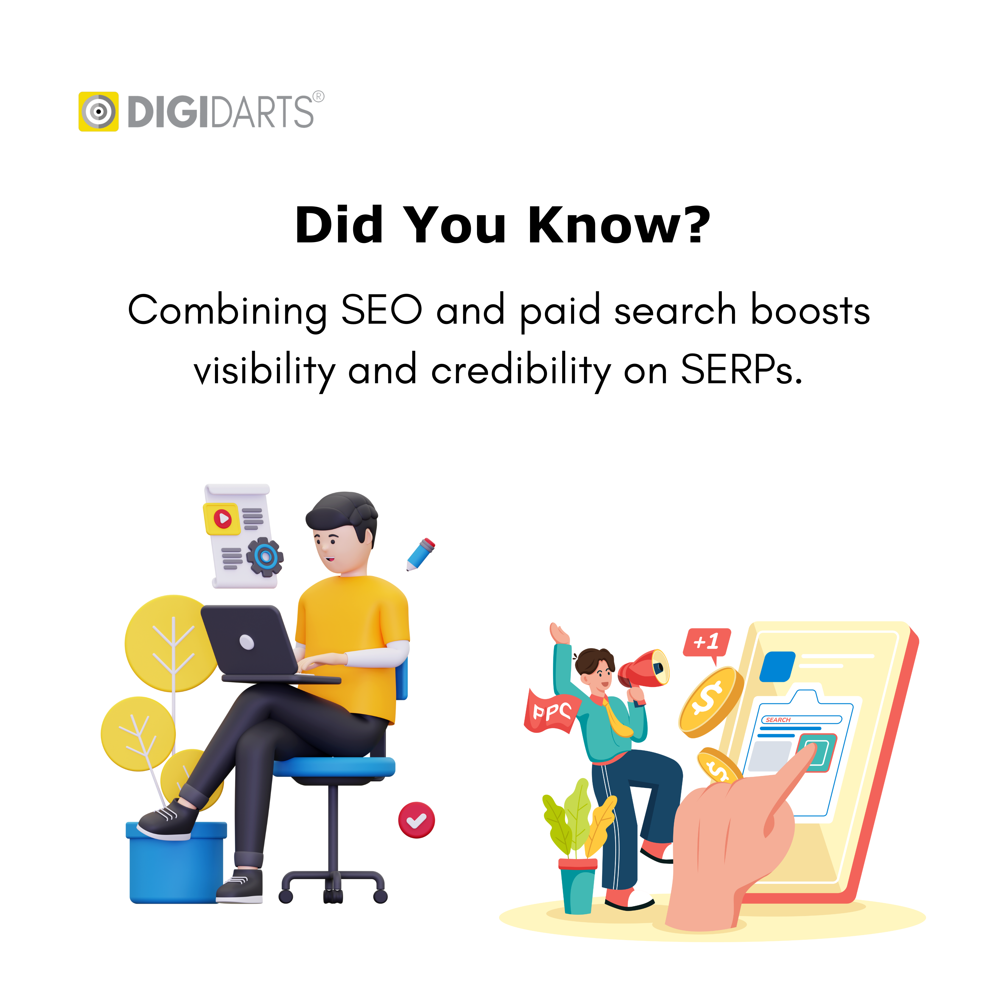 Combining SEO and paid search boost visibility